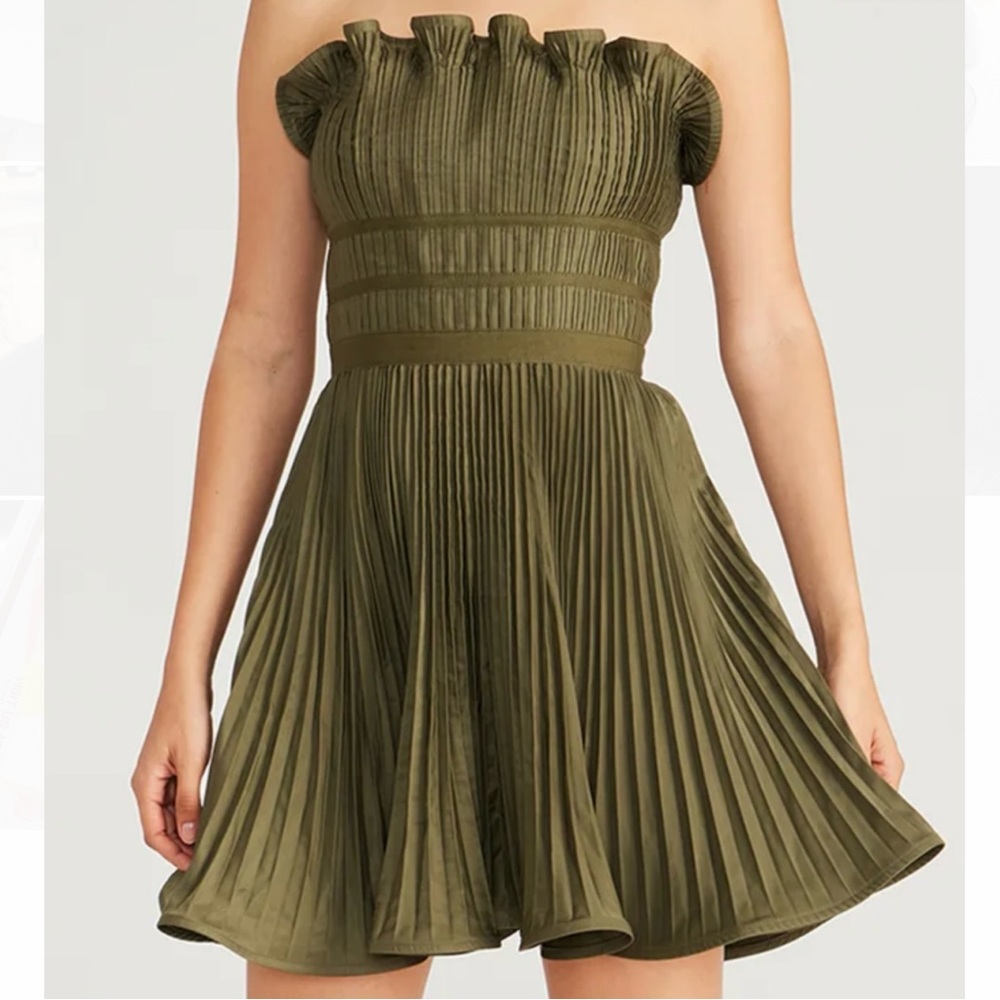 AMUR Lorena Strapless Mini Dress